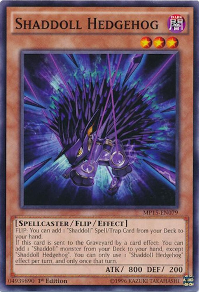 Shaddoll Hedgehog (MP15-EN079) - Common
