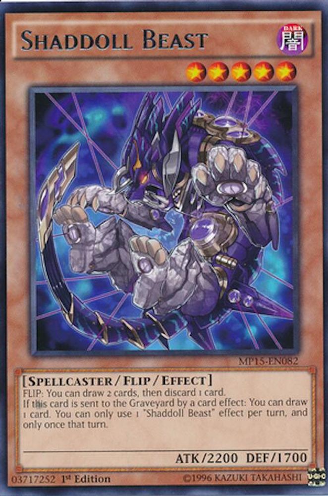 Shaddoll Beast (MP15-EN082) - Rare