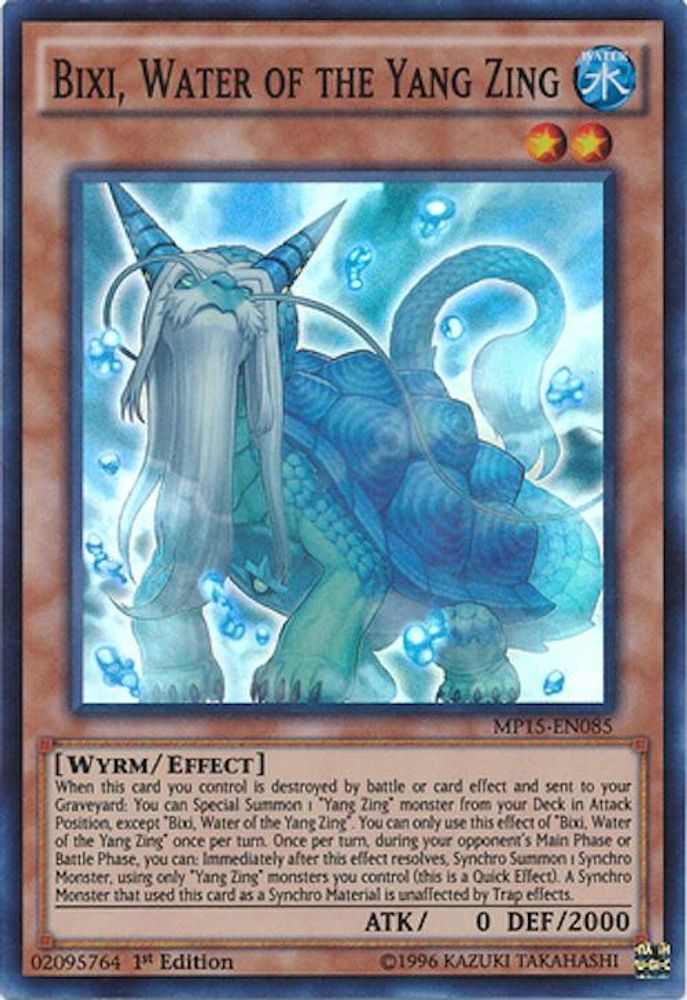 Bixi, Water of the Yang Zing (MP15-EN085) - Super Rare