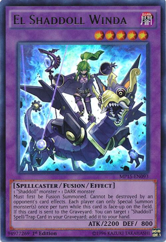 El Shaddoll Winda (MP15-EN093) - Ultra Rare