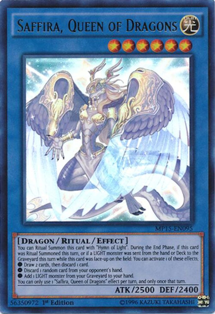 Saffira, Queen of Dragons (MP15-EN095) - Ultra Rare