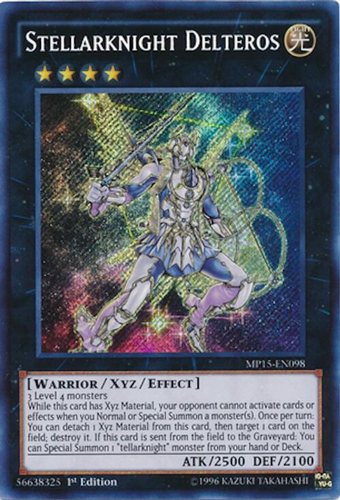 Stellarknight Delteros (MP15-EN098) - Secret Rare
