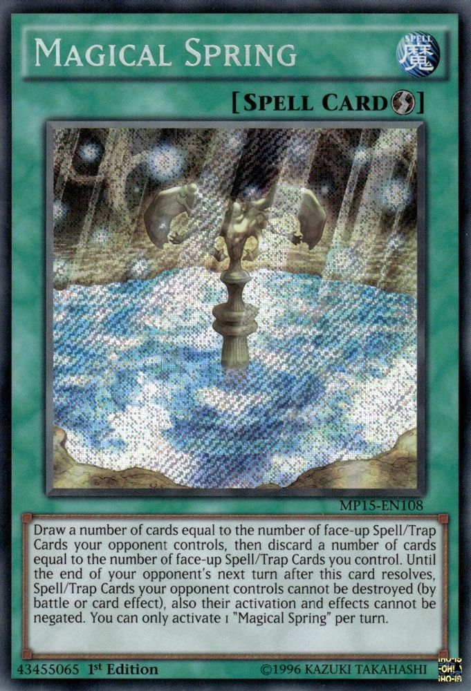 Magical Spring (MP15-EN108) - Secret Rare