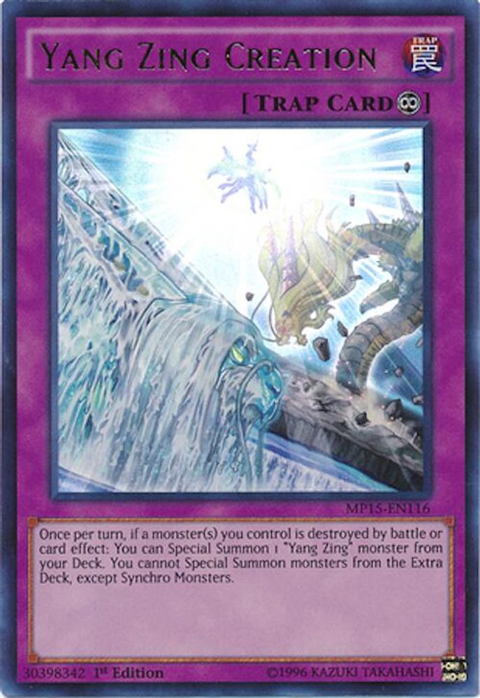 Yang Zing Creation (MP15-EN116) - Ultra Rare
