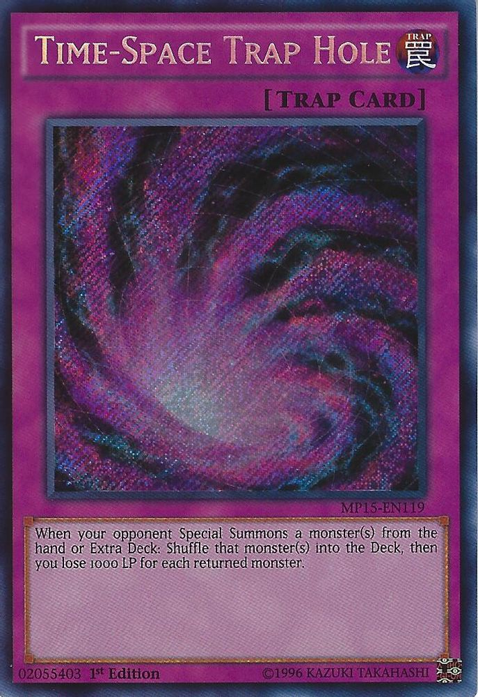 Time-Space Trap Hole (MP15-EN119) - Secret Rare