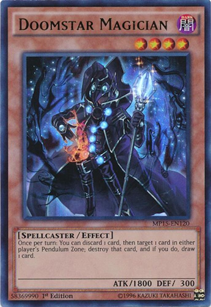 Doomstar Magician (MP15-EN120) - Ultra Rare