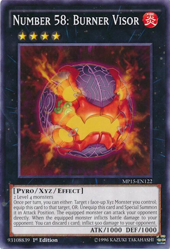 Number 58: Burner Visor (MP15-EN122) - Common