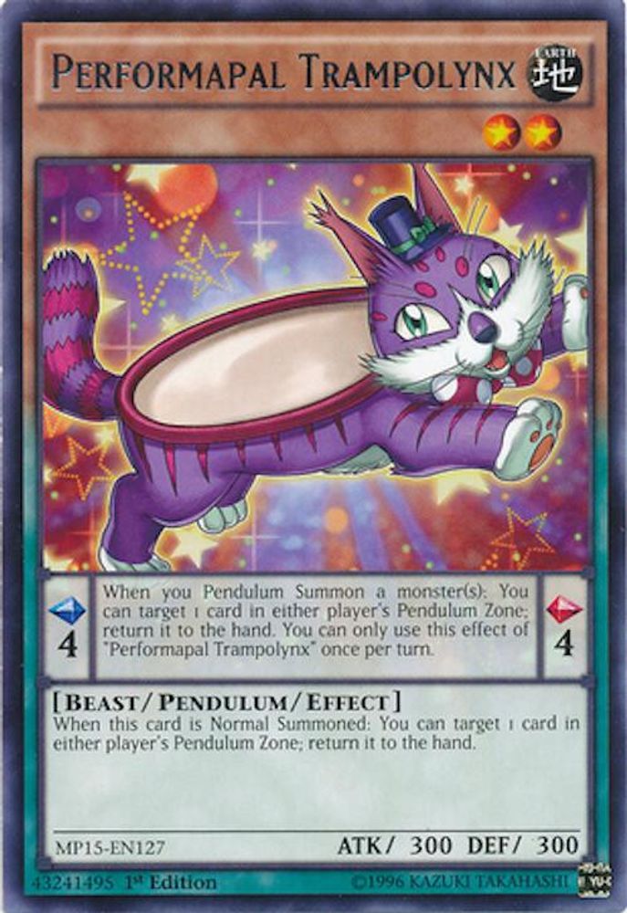 Performapal Trampolynx (MP15-EN127) - Rare
