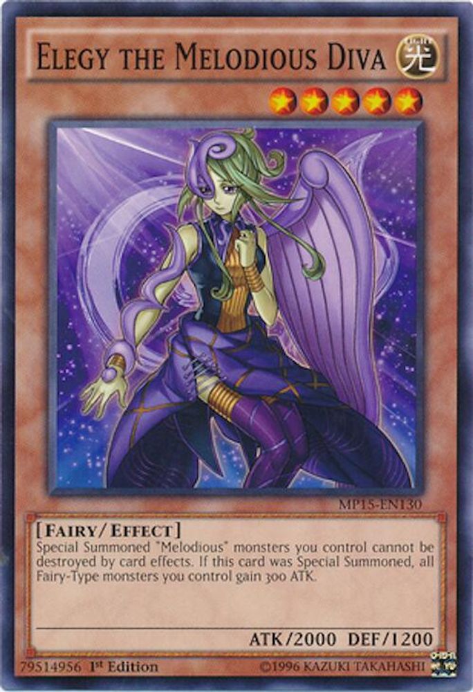Elegy the Melodious Diva (MP15-EN130) - Common