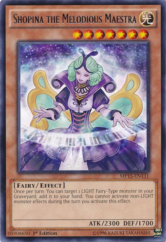 Shopina the Melodious Maestra (MP15-EN131) - Rare