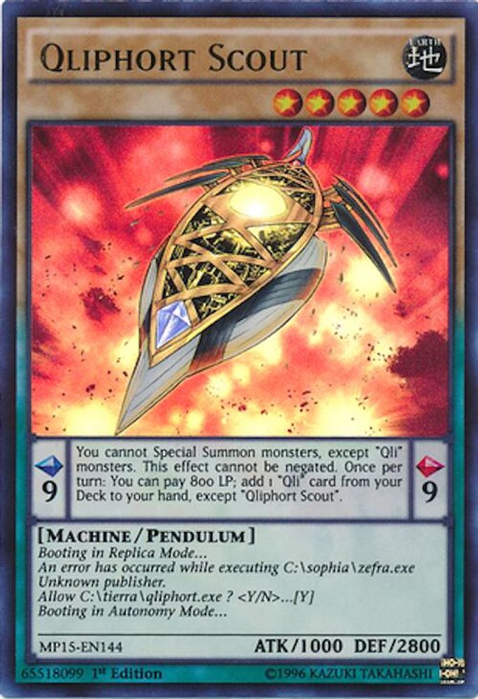 Qliphort Scout (MP15-EN144) - Ultra Rare