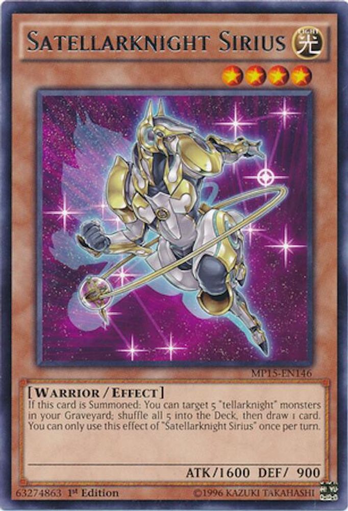 Satellarknight Sirius (MP15-EN146) - Rare