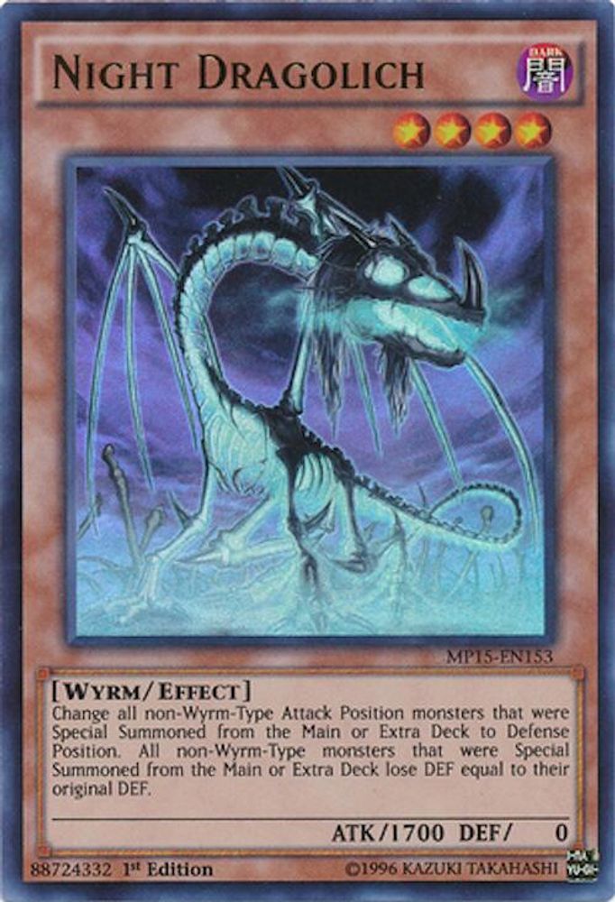 Night Dragolich (MP15-EN153) - Ultra Rare