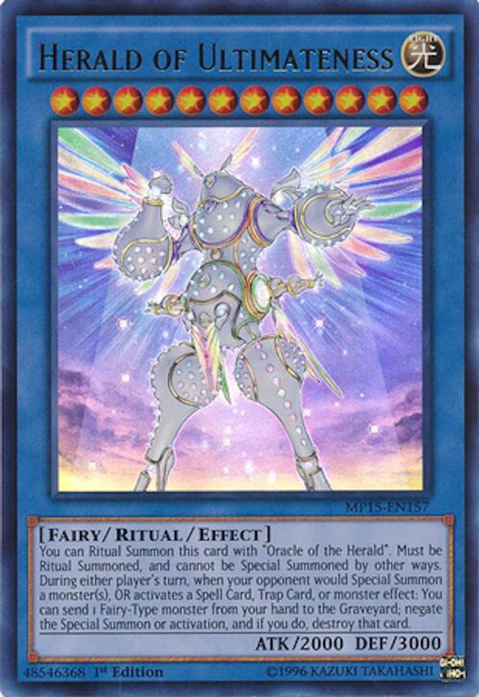 Herald of Ultimateness (MP15-EN157) - Ultra Rare