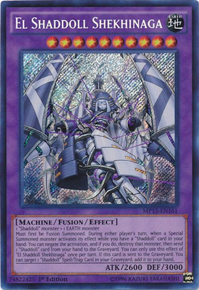 El Shaddoll Shekhinaga [MP15-EN161] Secret Rare 