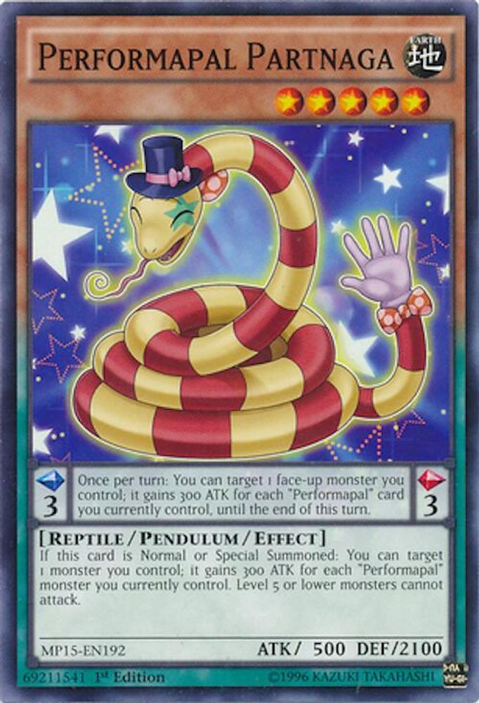 Performapal Partnaga [MP15-EN192] Commun 