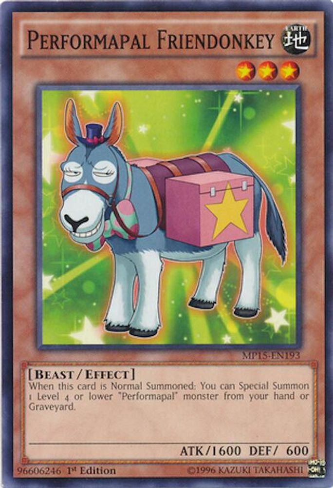 Performapal Friendonkey (MP15-EN193) - Common