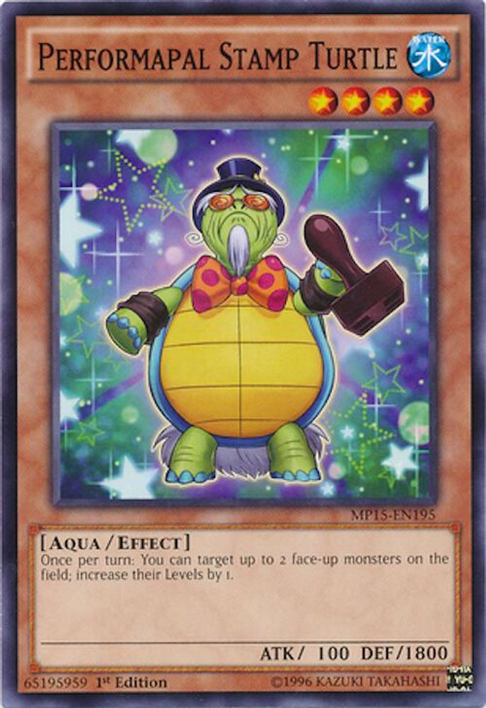 Performapal Stamp Turtle (MP15-EN195) - Common