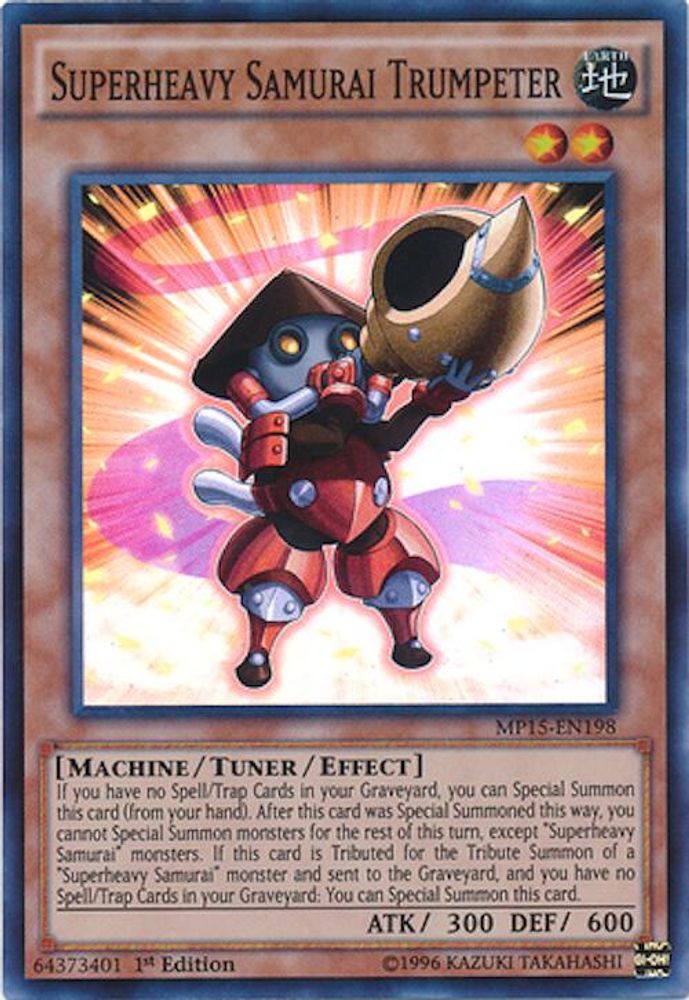 Superheavy Samurai Trumpeter (MP15-EN198) - Super Rare