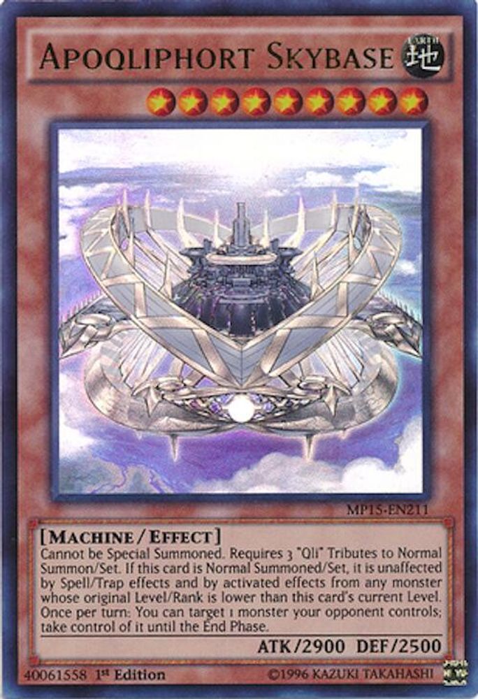 Apoqliphort Skybase [MP15-EN211] Ultra Rare 