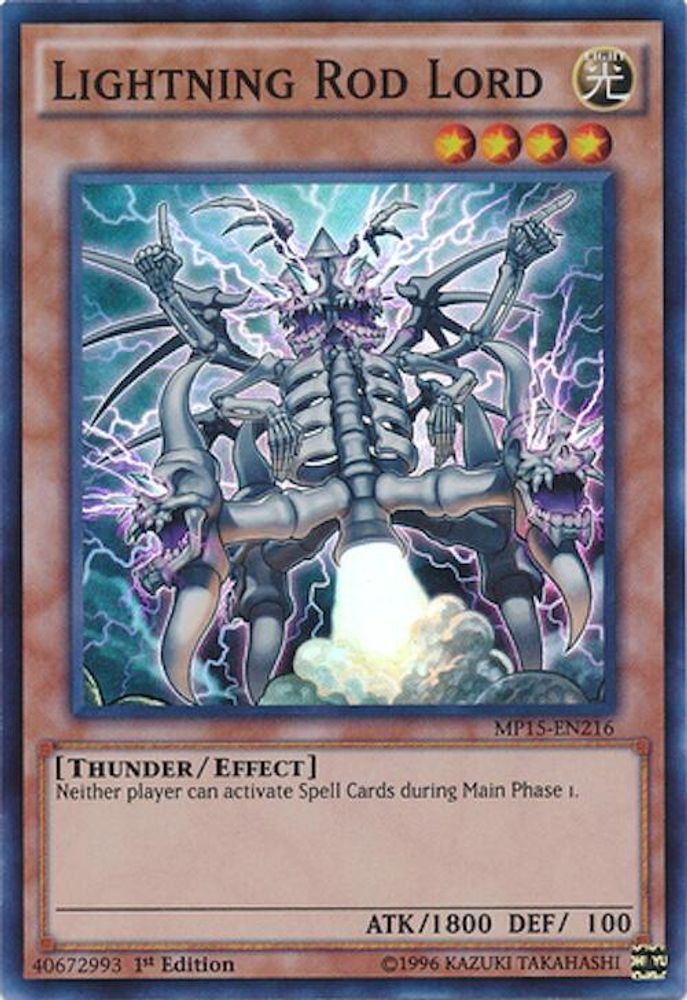 Seigneur du paratonnerre [MP15-EN216] Super Rare 