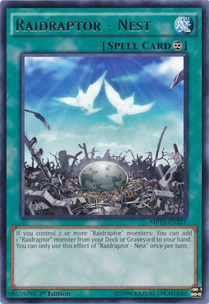 Raidraptor - Nest (MP15-EN227) - Rare