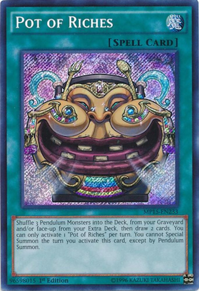 Pot de richesses [MP15-EN233] Secret Rare 
