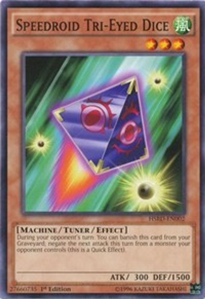 Speedroid Tri-Eyed Dice (HSRD-EN002) - Common