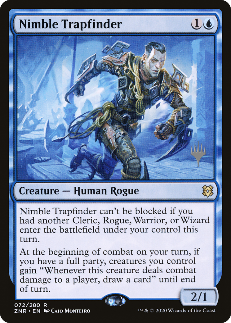 Nimble Trapfinder (Pack promotionnel) [Promos Zendikar Rising] 