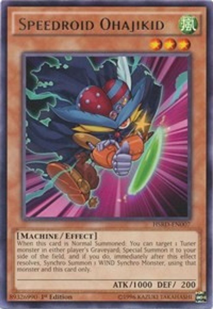 Speedroid Ohajikid (HSRD-EN007) - Rare