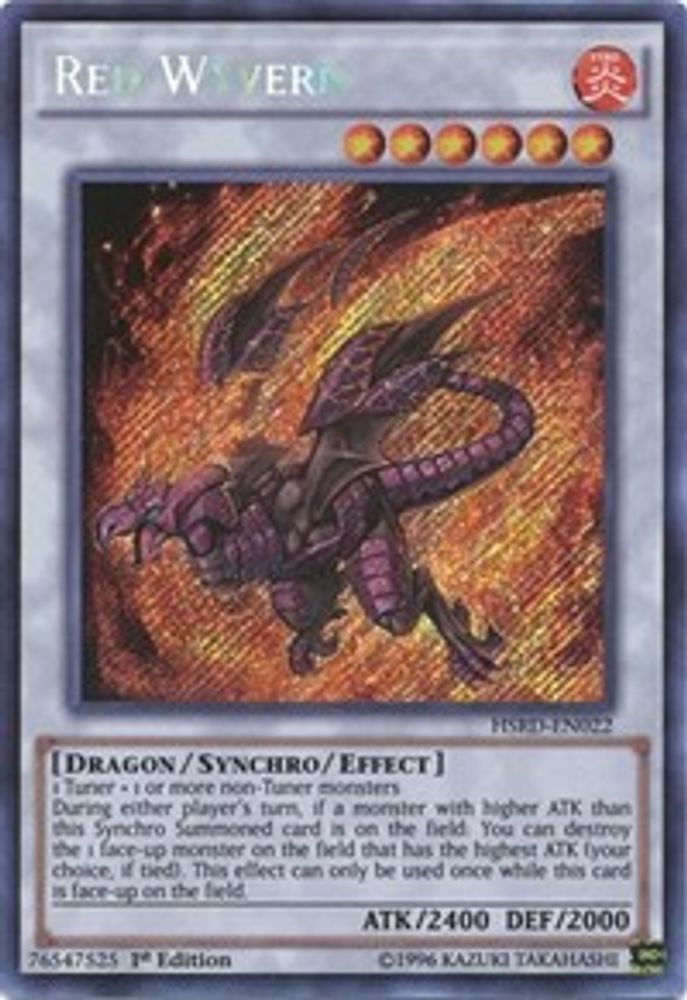 Red Wyvern (HSRD-EN022) - Secret Rare