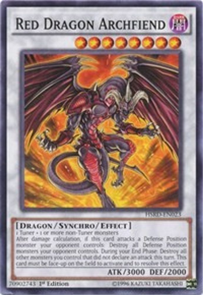 Red Dragon Archfiend (HSRD-EN023) - Common