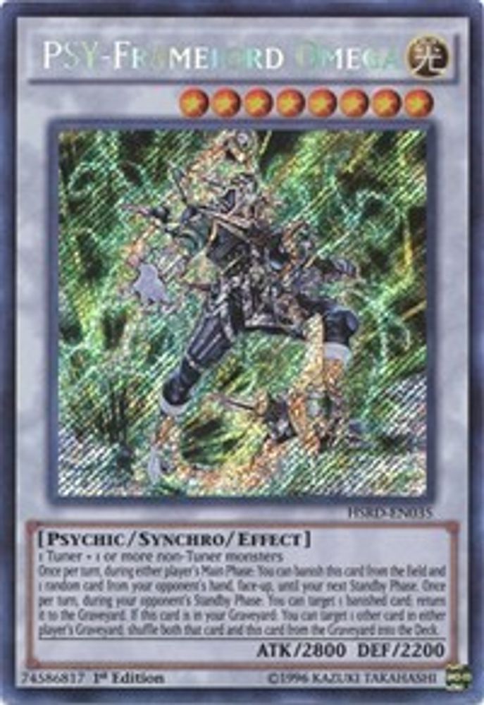PSY-Framelord Omega [HSRD-EN035] Secret Rare 