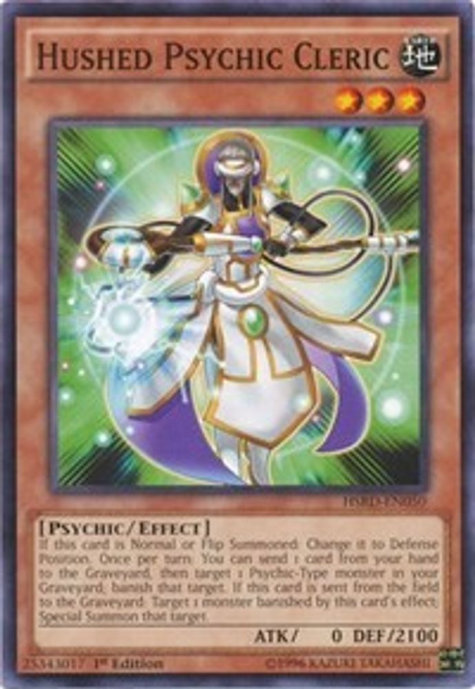 Hushed Psychic Cleric (HSRD-EN050) - Common