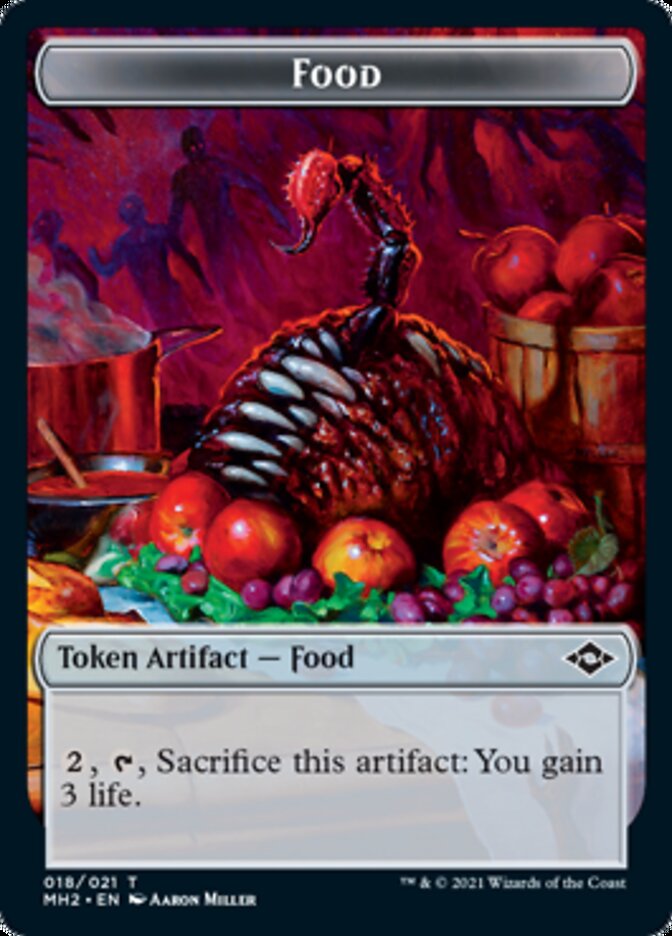 Oiseau // Nourriture (18) Jeton double face [Modern Horizons 2 Tokens] 