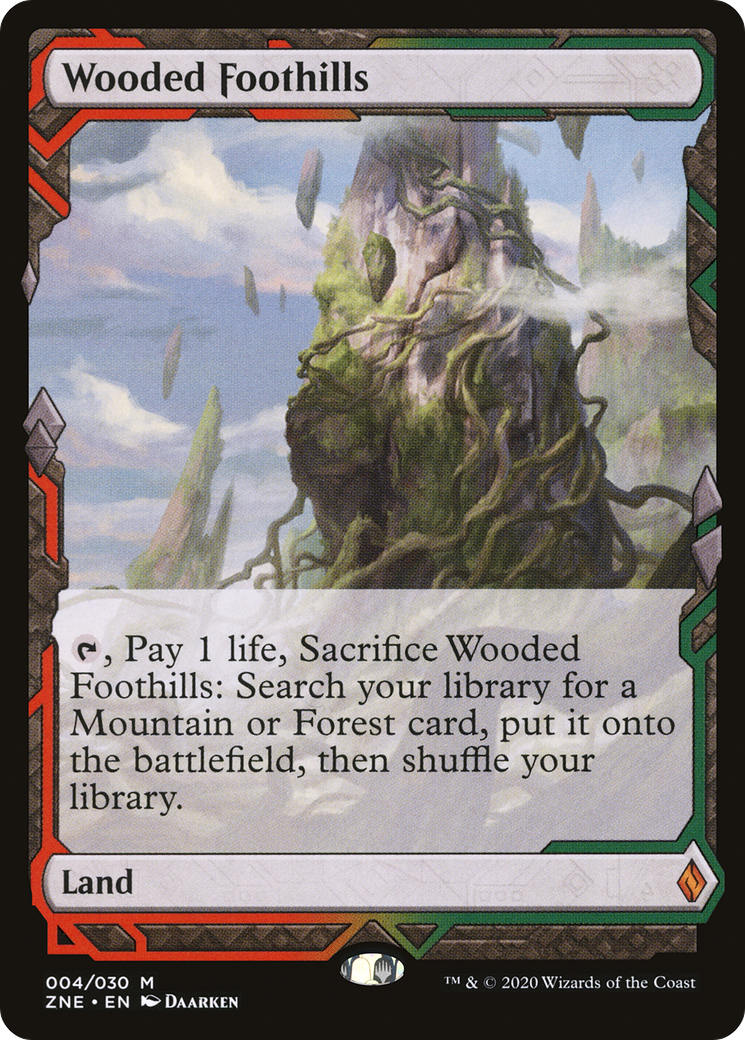 Contreforts boisés (Expéditions) [Zendikar Rising Expeditions] 