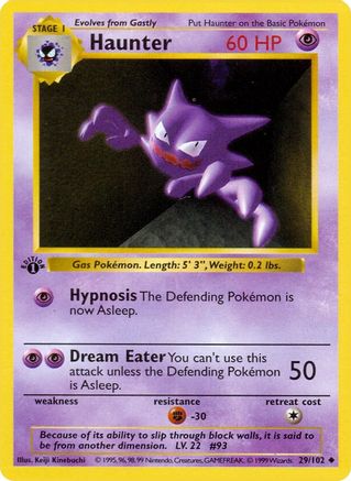 Haunter (29/102) [Ensemble de base Shadowless Unlimited] 