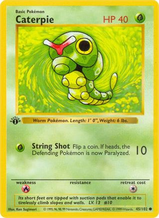 Caterpie 045  - 1st Edition - Common