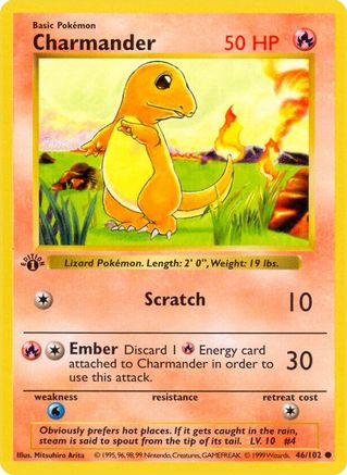 Charmander 046  - 1st Edition - Common