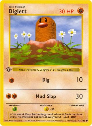Diglett 047  - Unlimited - Common