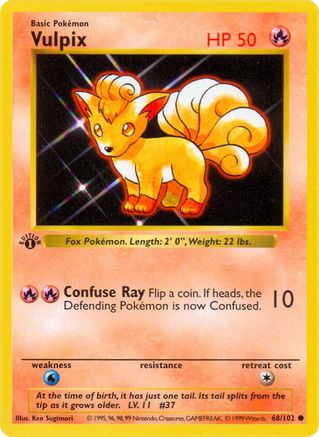 Vulpix 068  - Unlimited - Common