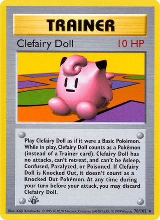 Clefairy Doll  - 1st Edition - Rare