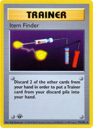 Item Finder 074/102  - 1st Edition - Rare