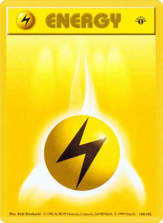 Énergie de foudre (100/102) [Ensemble de base Shadowless Unlimited] 