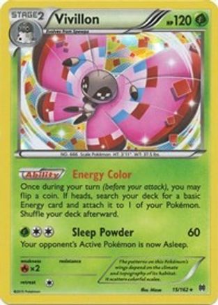 Vivillon 015  - Holofoil - Holo Rare