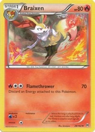 Braixen 026/162  - Uncommon