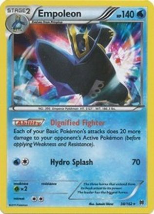 Empoleon 038/162  - Holofoil - Holo Rare