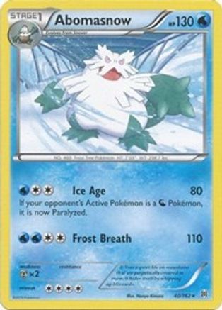 Abomasnow 040  - Rare