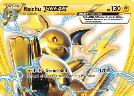 Raichu BREAK 050  - Holofoil - Rare BREAK