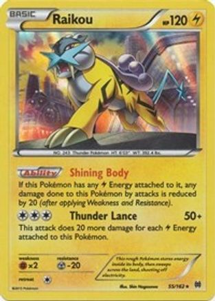 Raikou 055  - Holofoil - Holo Rare